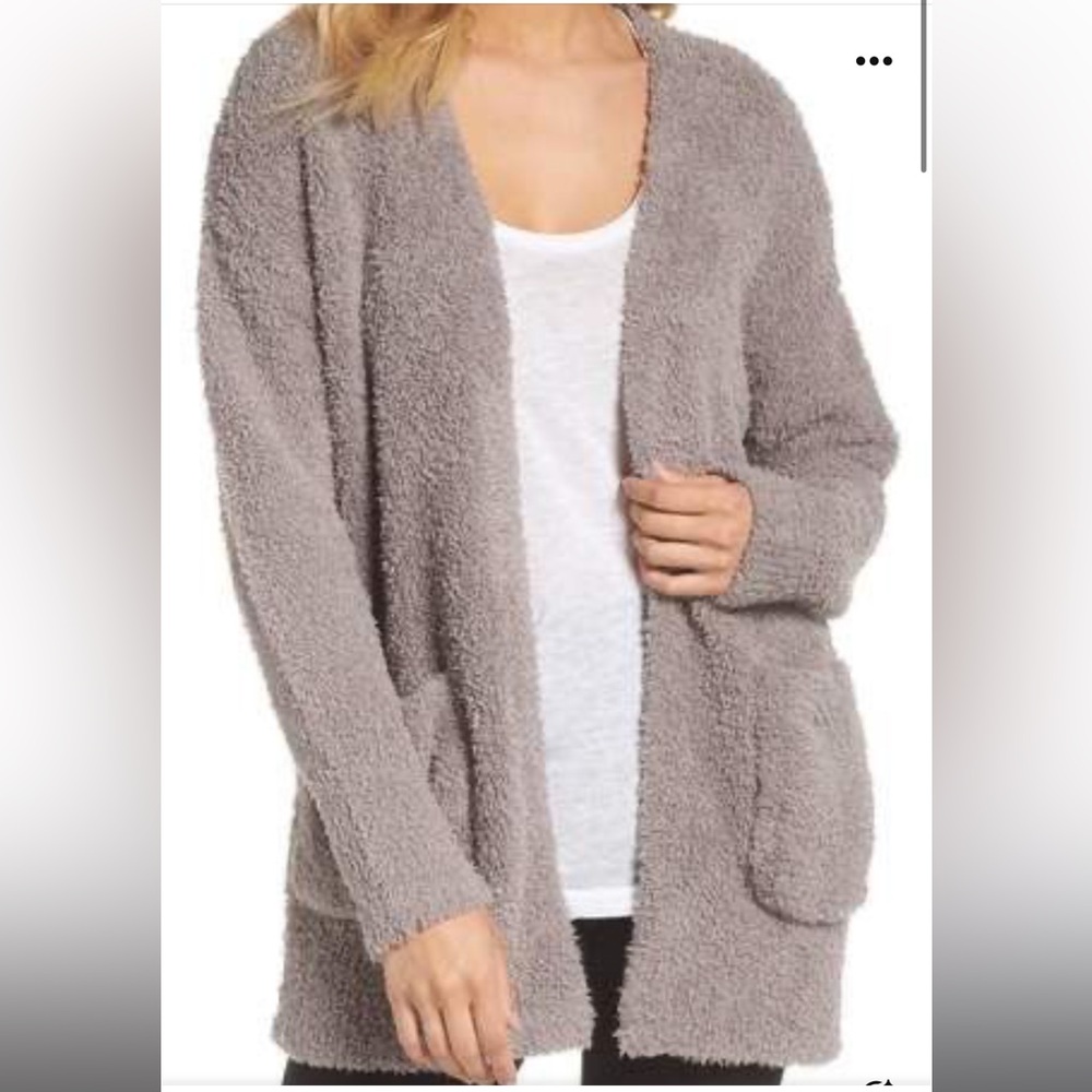 Barefoot Dreams CozyChic Cardigan in Beach Rock